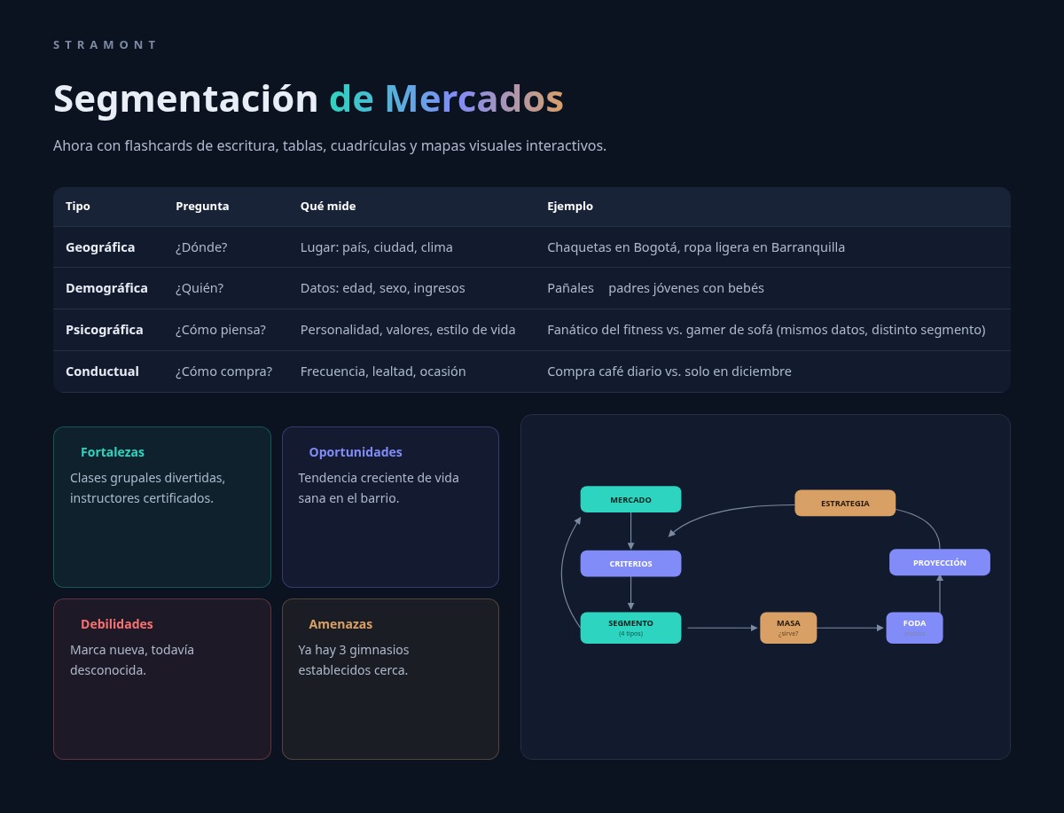 Guía Stramont de Segmentación de Mercados